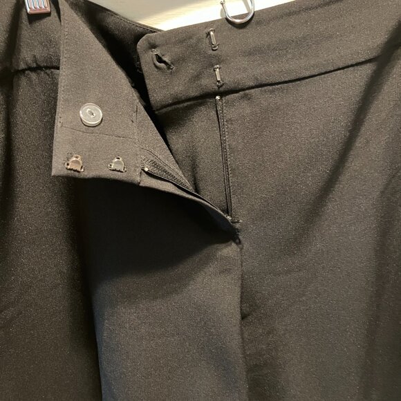 Black Label by Evan-Picone Straight-Leg Black Trouser 18 - Picture 5 of 7